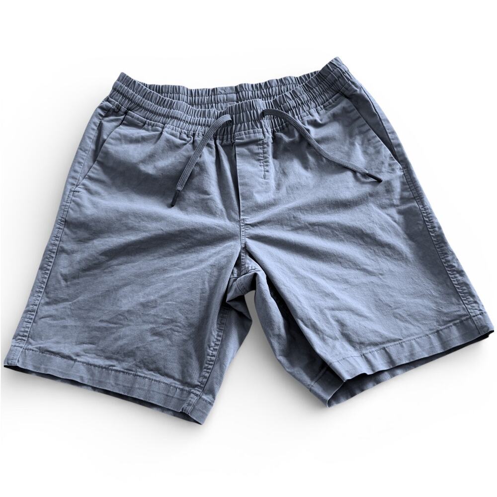 Copper & Oak Legacy Supply Co. Blue Drawstring 6" Cotton Shorts Men's Small